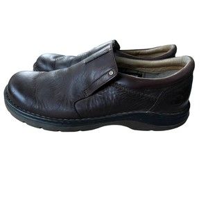 Dr. Martens Mens Loafers Shoes Brown Leather Slip-On Flat Round Toe Comfort 12M